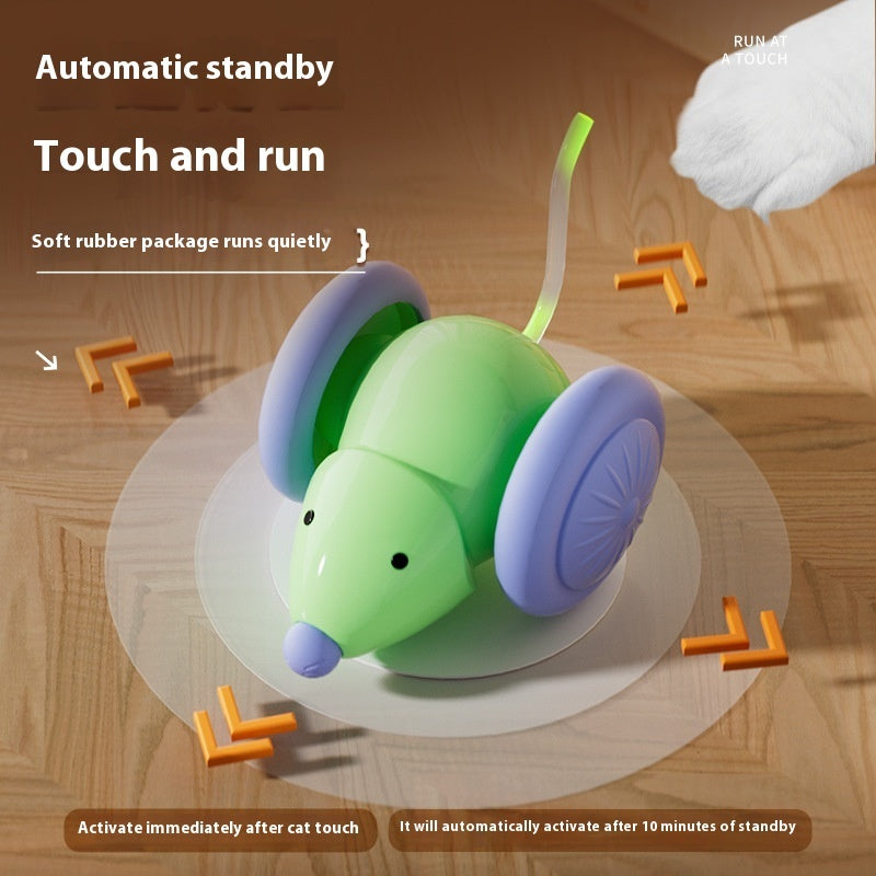 Pet Toys Interactive Cat Toy Electric Mouse Car - Automatic Teaser