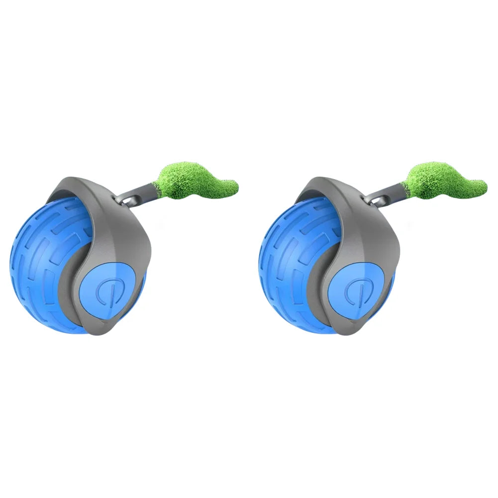 Cat Interactive Ball Toy, Automatic Rolling Ball with Tail, Rechargeable Smart Pet Interactive Toy, Intelligent Cat Toys Pet Sup