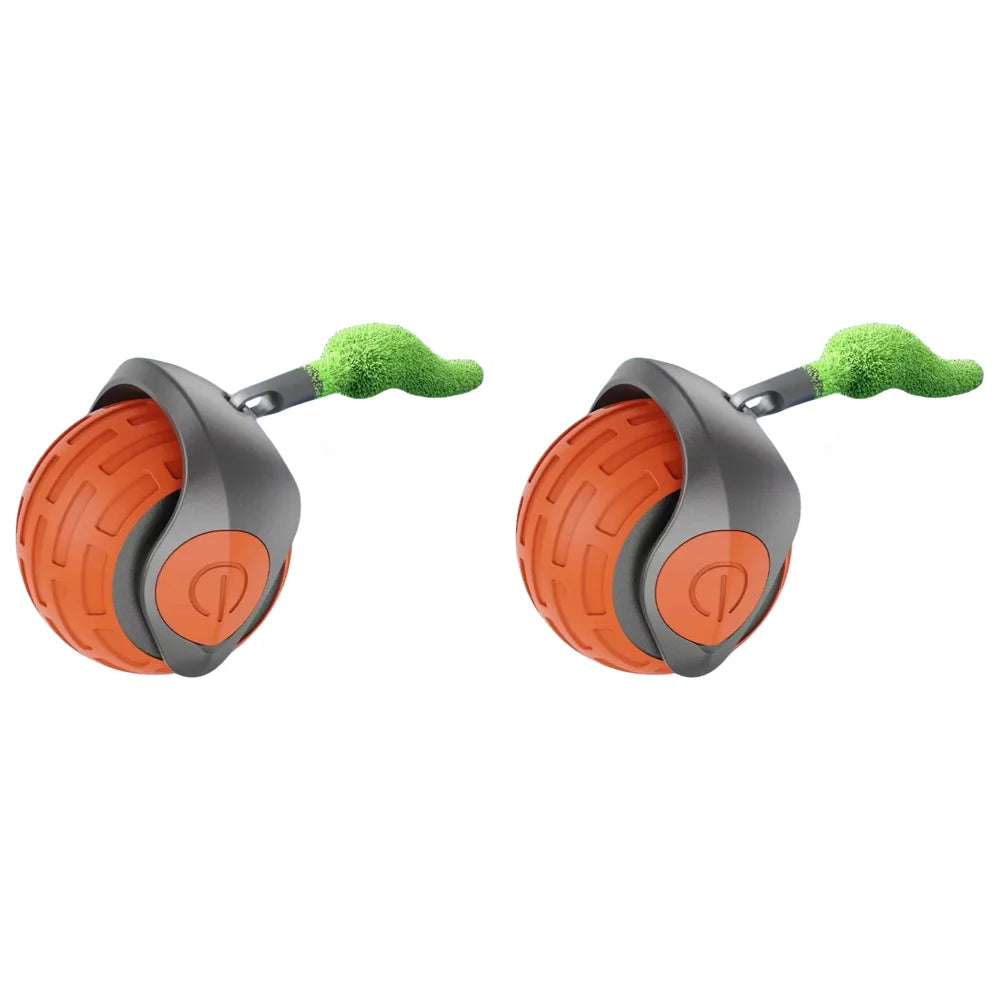 Cat Interactive Ball Toy, Automatic Rolling Ball with Tail, Rechargeable Smart Pet Interactive Toy, Intelligent Cat Toys Pet Sup